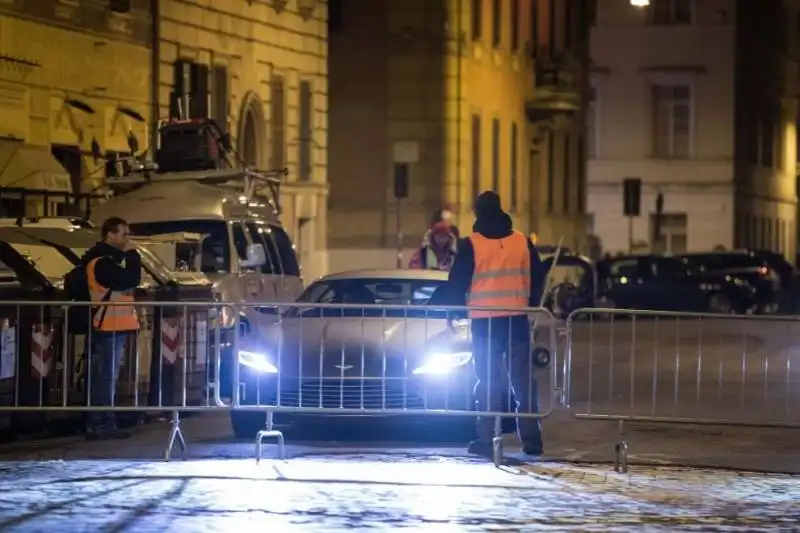 SCENA DEL FILM DI JAMES BOND GIRATO A ROMA  