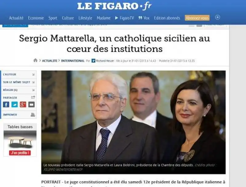 sergio mattarella intervistato dal figaro