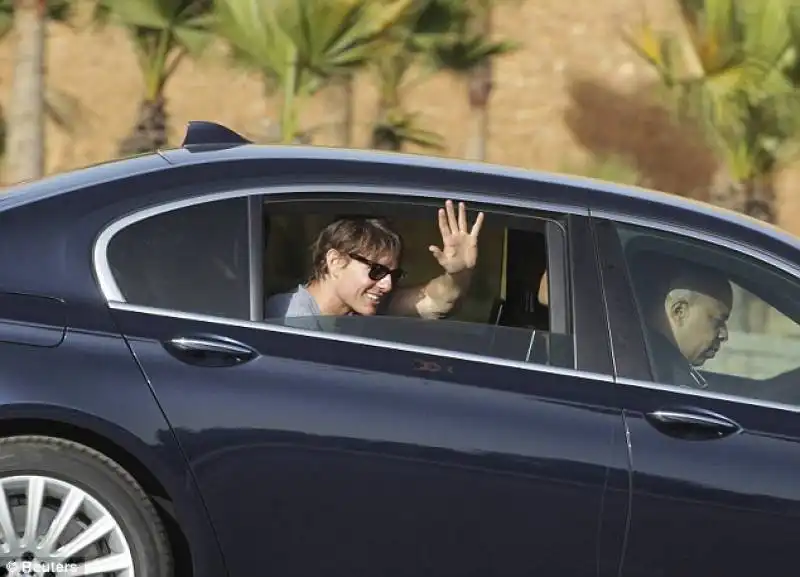 tom cruise sul set di mission impossible 5 a marrakech  3