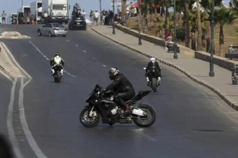 tom cruise sul set di mission impossible 5 a marrakech  6