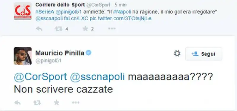 TWEET PINILLA