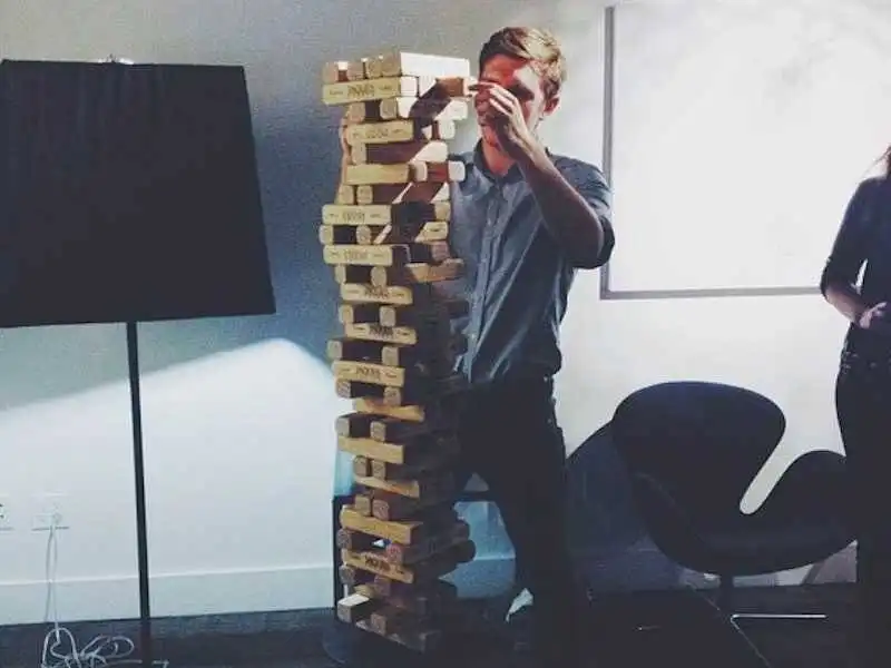 uber dimostrazione jenga