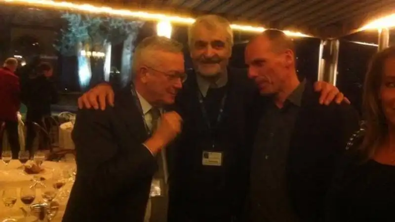 varoufakis a cernobbio con tremonti e latouche foto manacorda