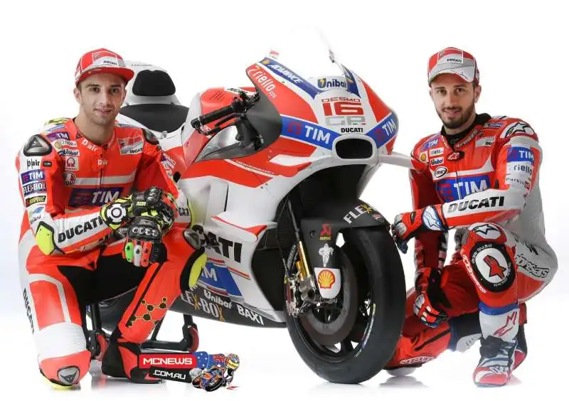 andrea iannone e andrea dovizioso portacolori ducati