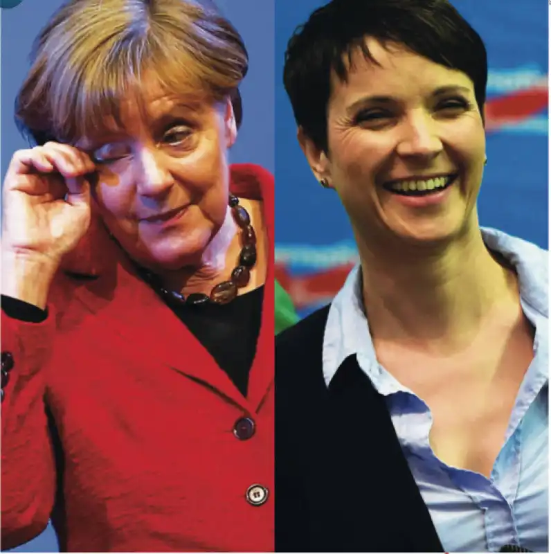 ANGELA MERKEL - FRAUKE PETRY