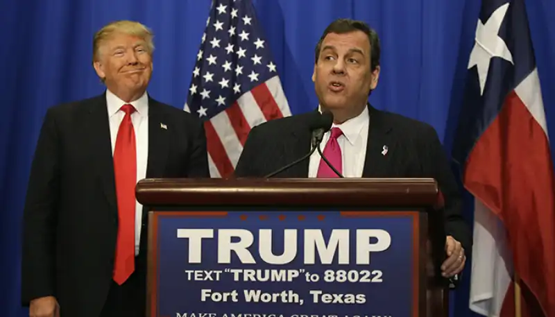 chris christie sostiene donald trump