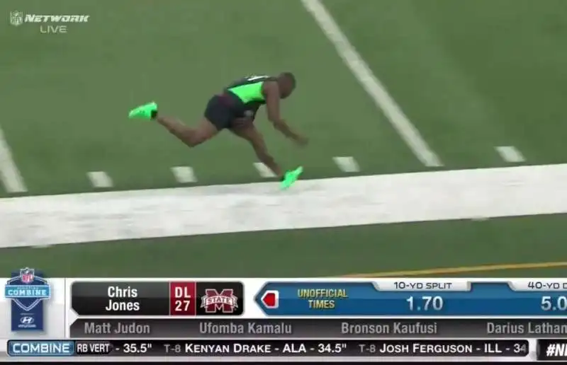 chris jones nfl incidente sulla pista di atletica  11