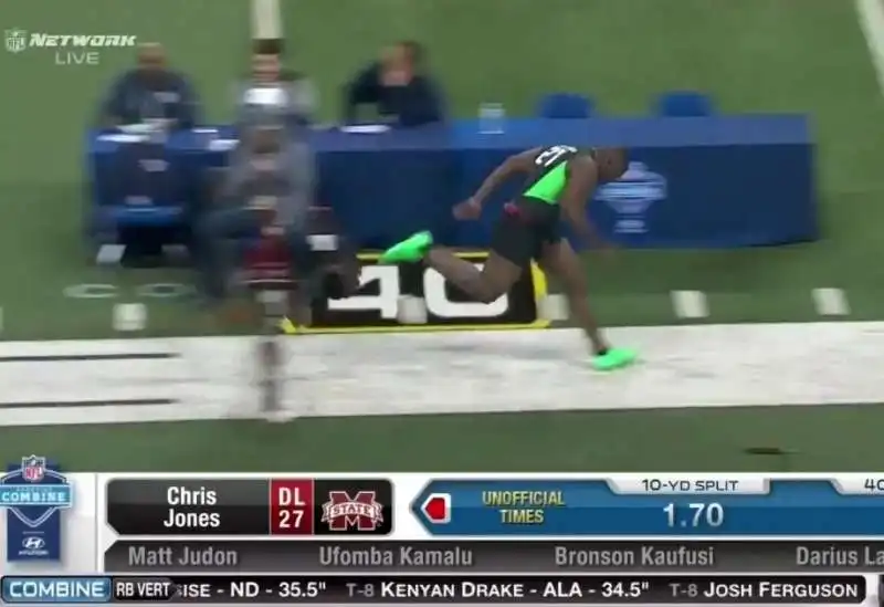 chris jones nfl incidente sulla pista di atletica  12