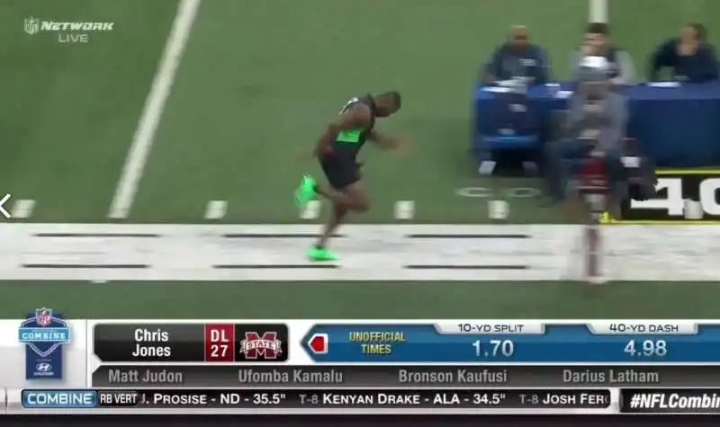 chris jones nfl incidente sulla pista di atletica  13