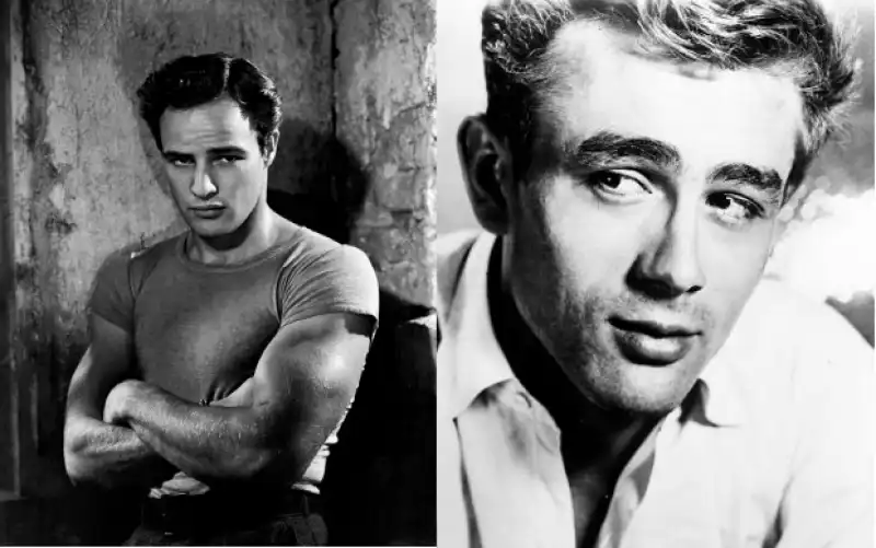 james dean e marlon brando