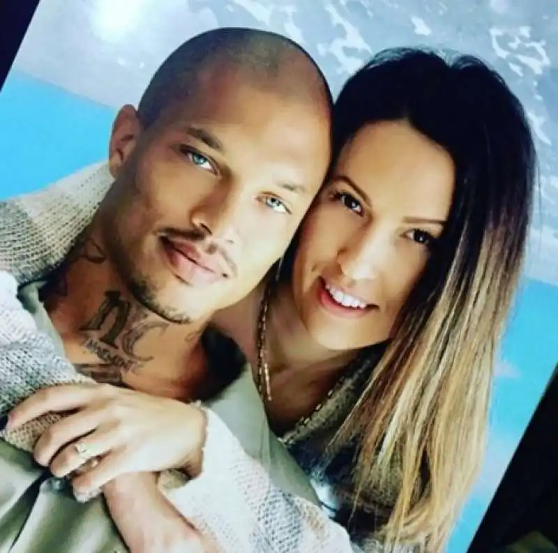 jeremy meeks con la compagna melissa