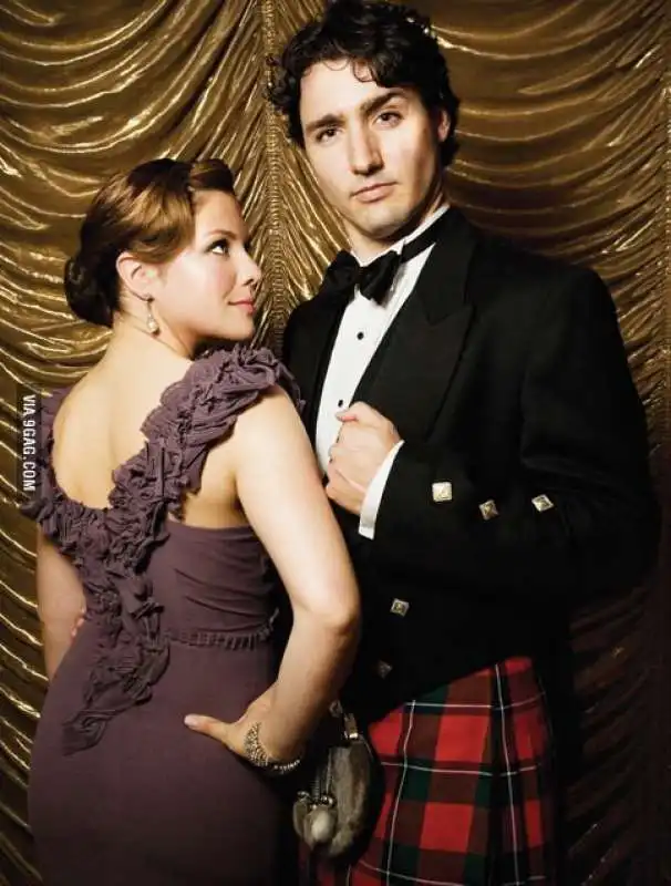 justin  trudeau scozzese 