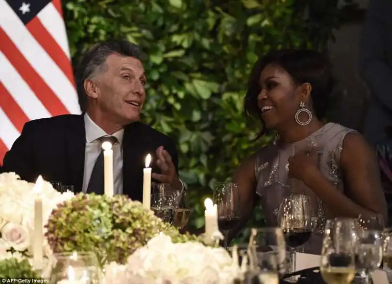 macri e la first lady americana