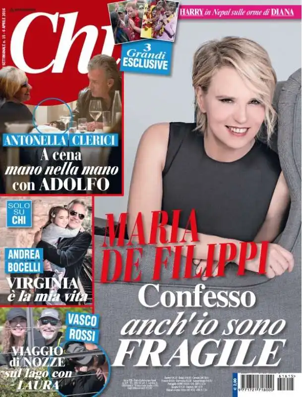 maria de filippi copertina chi