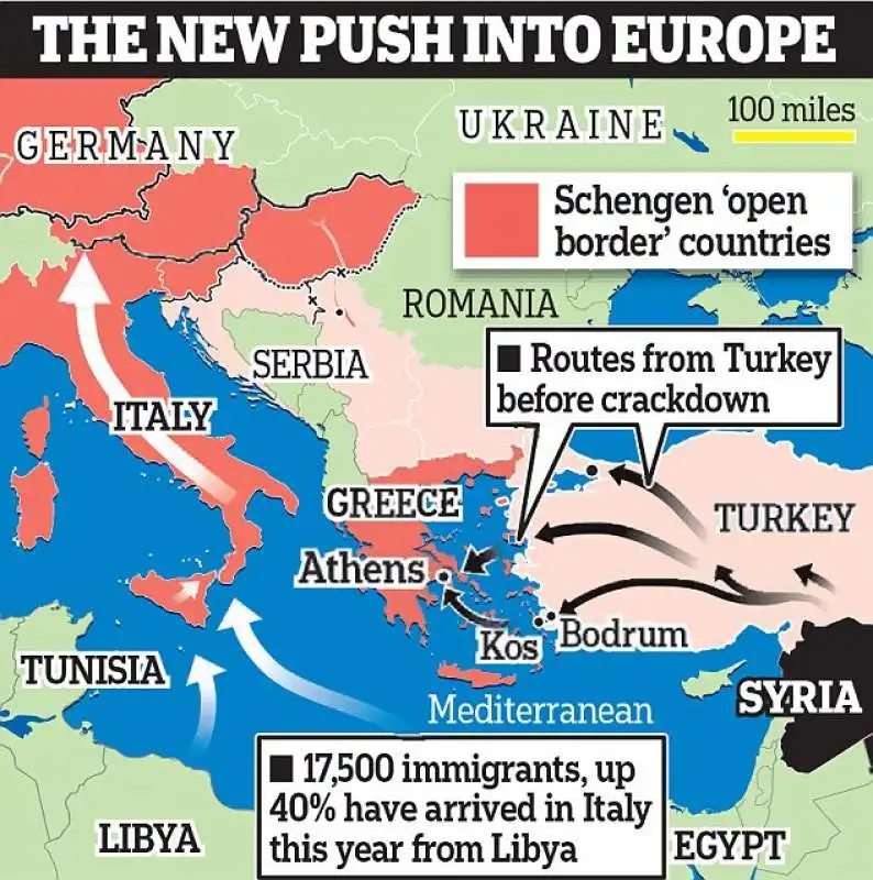 MIGRANTI ROTTE