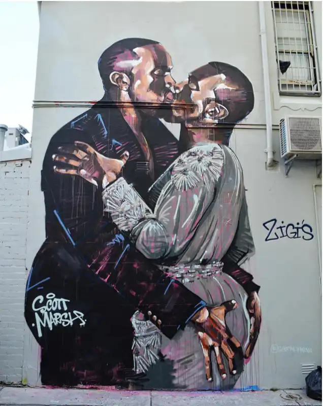 murale di scott marsh a sydney