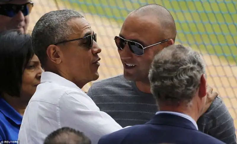 obama e derek jeter