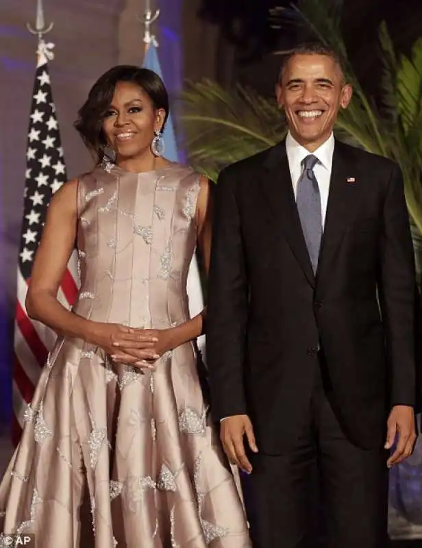 obama e michelle in argentina