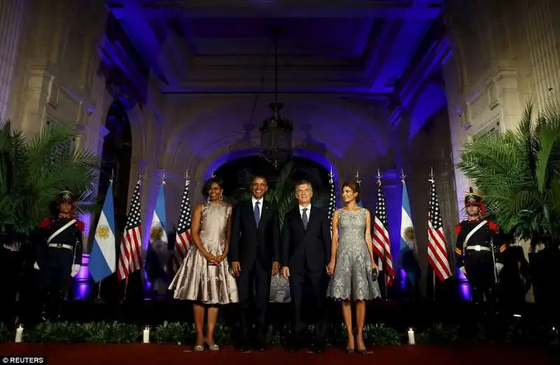 obama michelle e mauricio macri