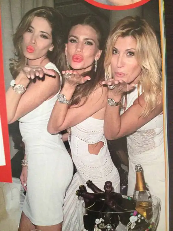 raffaella zardo  aida yespica claudia galanti