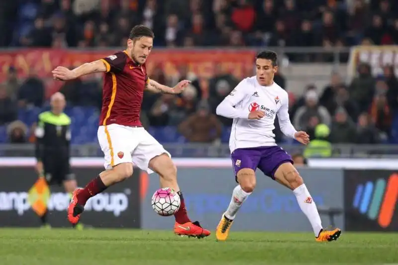 roma fiorentina totti