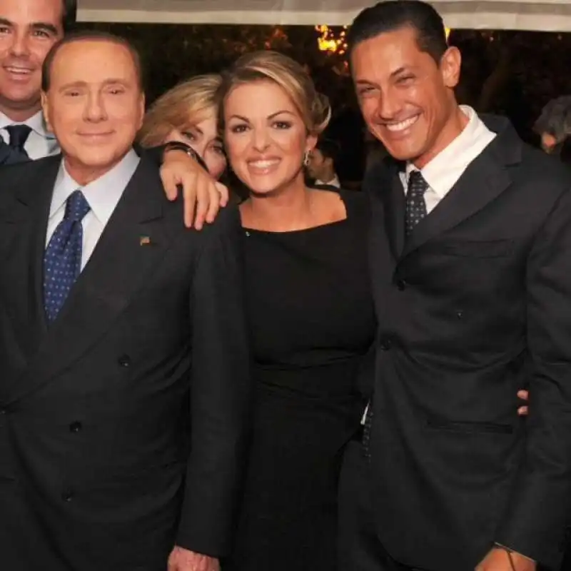 rudy cavagnoli con pascale e berlusconi