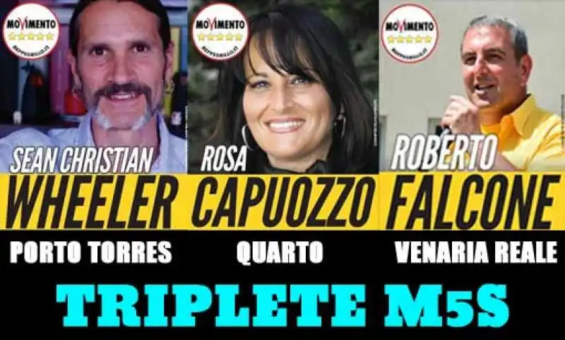 sean wheeler rosa capuozzo roberto falcone sindaci grillini