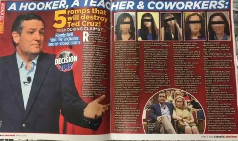 ted cruz national enquirer  