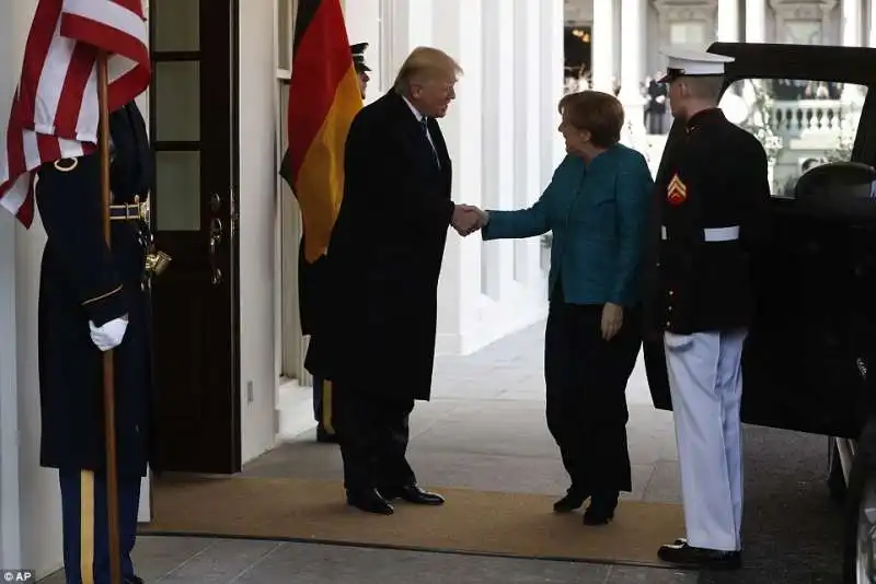 donald trump angela merkel