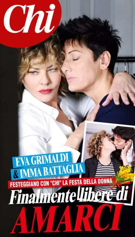 EVA GRIMALDI IMMA BATTAGLIA SU CHI PER L OTTO MARZO