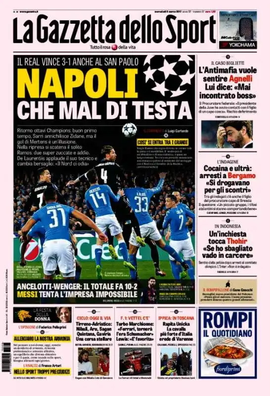 GAZZETTA PRIMA PAGINA