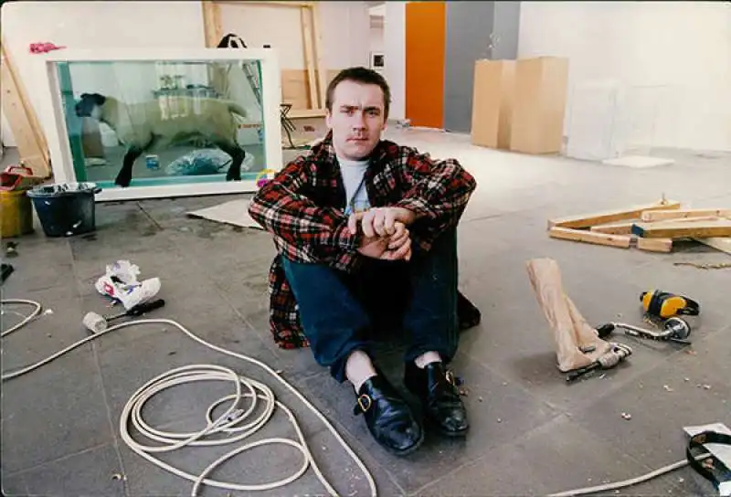 hirst in studio