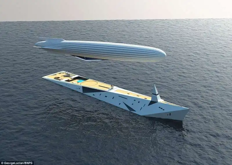 il diamante volante sullo yacht