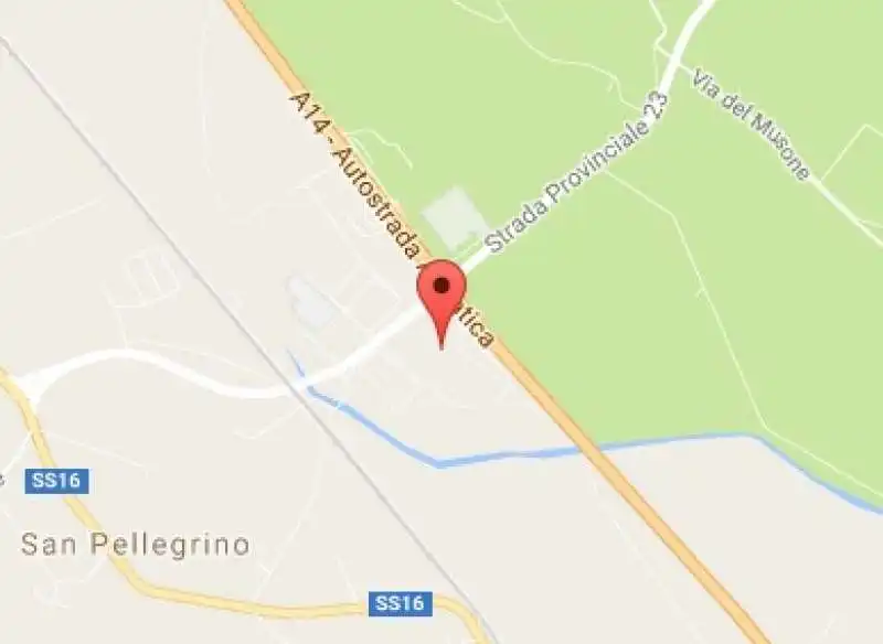 IL PONTE CROLLATO SULLA A14