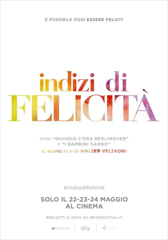 INDIZI DI FELICITA - WALTER VELTRONI