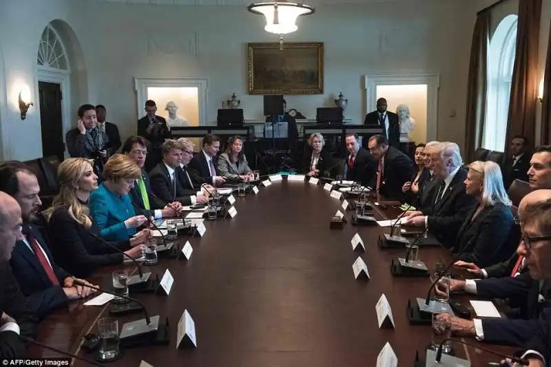 meeting angela merkel donald trump