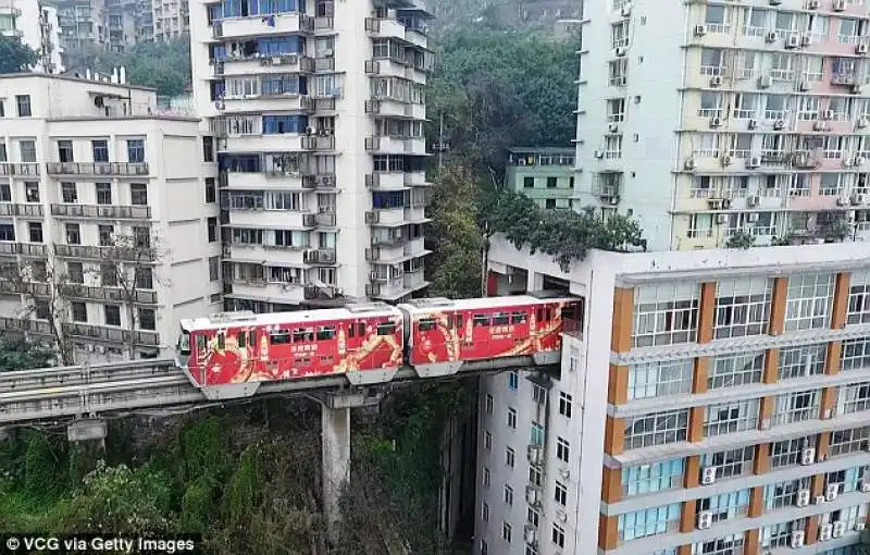 metro al sesto piano in cina