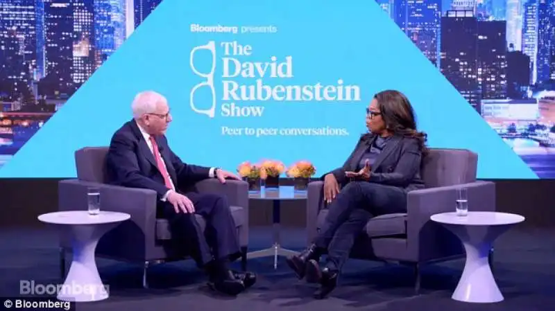 oprah intervistata per bloomberg tv