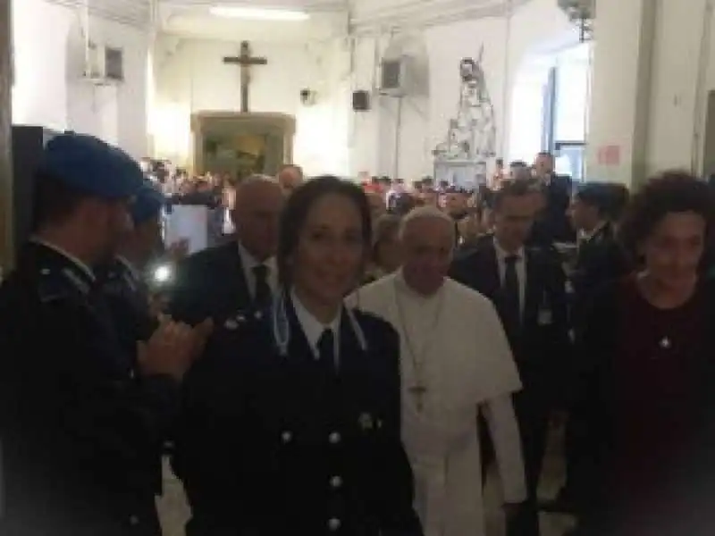 PAPA BERGOGLIO A SAN VITTORE 