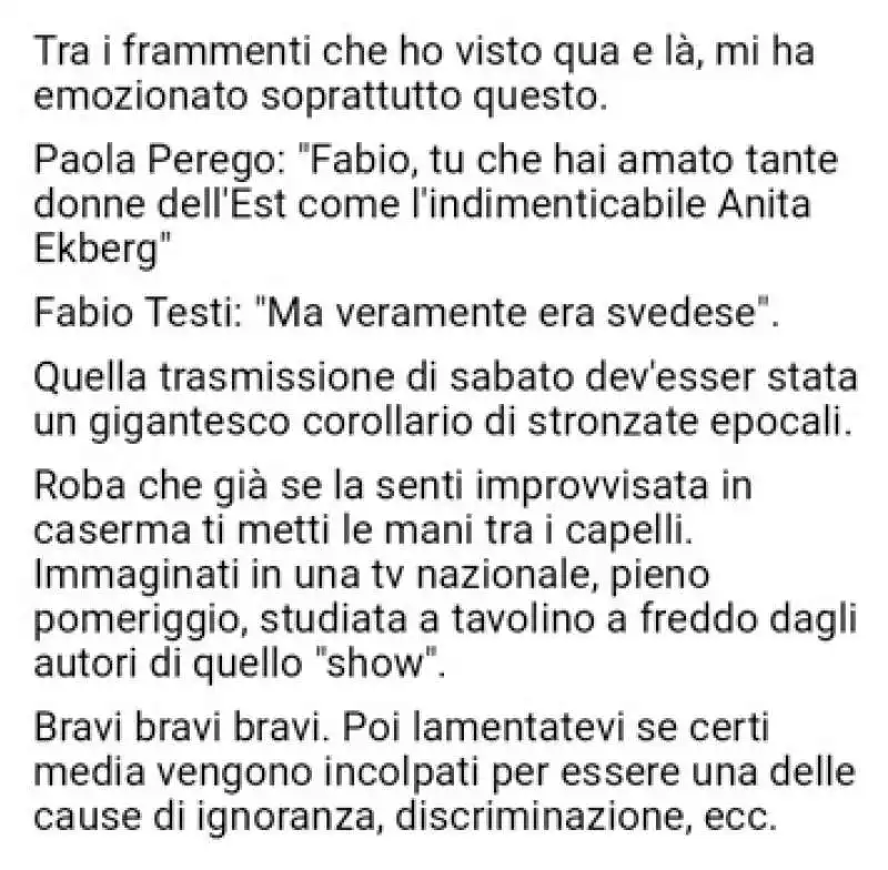 parliamone sabato paola perego e le donne dell est  8