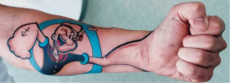 POPEYE TATTOO 3D