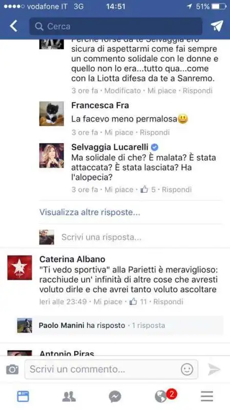 scazzo tra selvaggia lucarelli e alba parietti