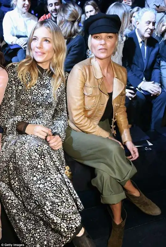 SIENNA MILLER - KATE MOSS - MICHELE SANTORO. 