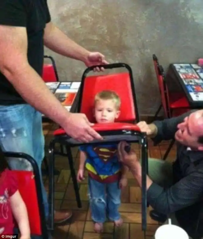 superman al fast food