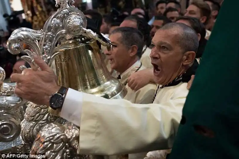 banderas durante la domenica delle palme