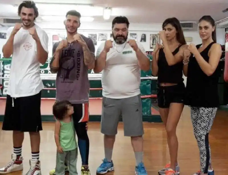 franco terlizzi con francesco monte stefano de martino cecilia e belen rodriguez