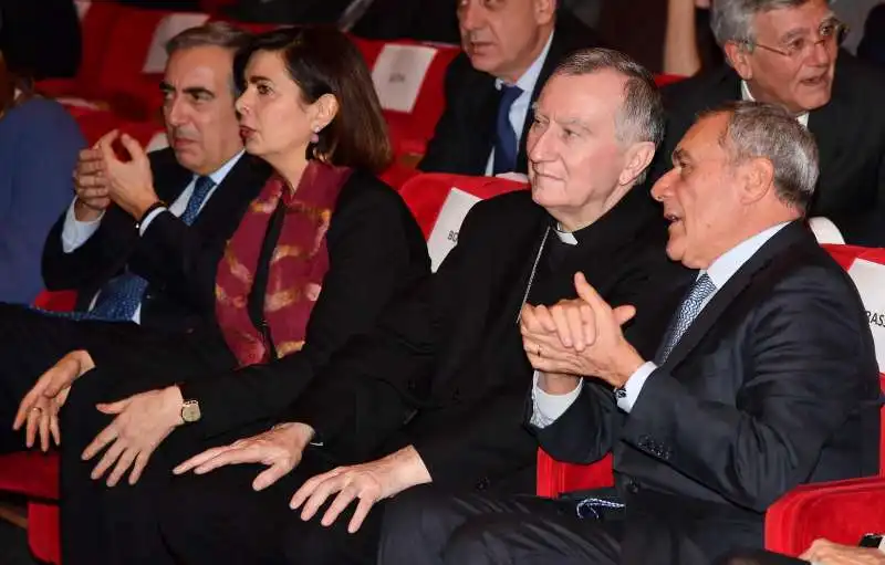 gasparri, boldrini, parolin e grasso