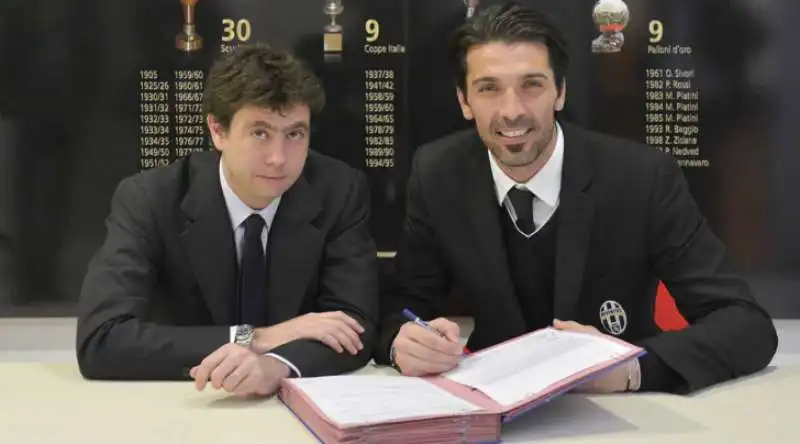 gigi buffon andrea agnelli