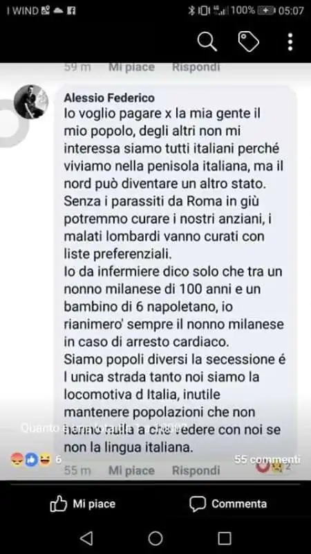 L INFERMIERE DEL NORD CHE NON SALVEREBBE UN BIMBO NAPOLETANO