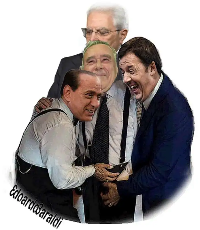 mattarella grasso berlusconi renzi